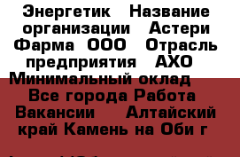 Энергетик › Название организации ­ Астери-Фарма, ООО › Отрасль предприятия ­ АХО › Минимальный оклад ­ 1 - Все города Работа » Вакансии   . Алтайский край,Камень-на-Оби г.